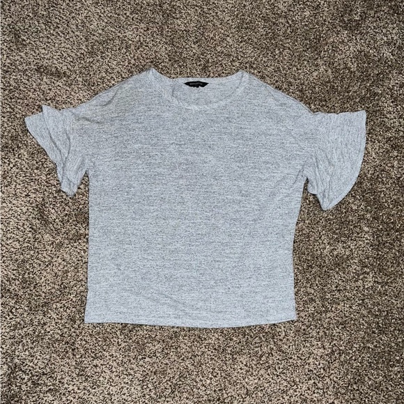 Heather Grey Banana Republic Blouse Size Small - Picture 1 of 4